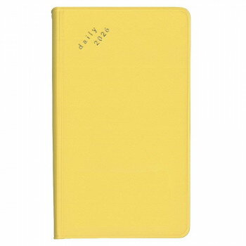 2026年 手帳 ダイアリー isshoni.ノートポケット デイリー YE E8754【送料無料】 メール便対応商品