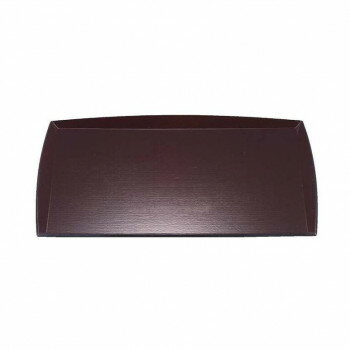 福井クラフト　尺4縁高わたらせ長角木目盆新溜SL 15007550【送料無料】