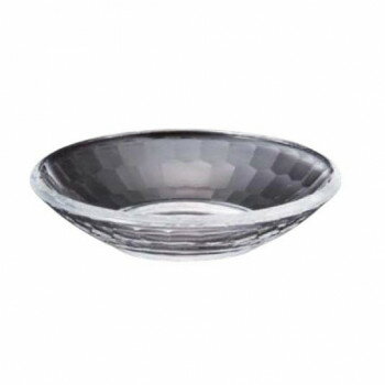 φ9.7cm皿亀甲カット皿　透明(全面塗)　75007040【送料無料】