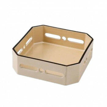 6寸隅切角すかし箱　パールシルバー　55204680【送料無料】