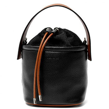 Shoulder Bags - Rename コンビ 巾着 2way ショルダーバッグ ブラック/ブラウン RSG24039【送料無料】