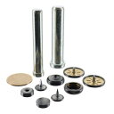 ホック一撃18mm 2入り 黒ニッケル H18PHBK 606924【送料無料】