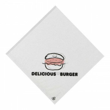 福助工業　バーガー袋　デリシャスバーガー　(100枚入)　No.18　XBC1718【送料無料】 メール便対応商品