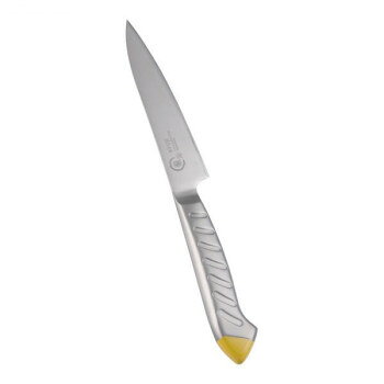 下村工業 龍治 ステンカラー ペティーナイフ 12.5cm イエロー ALY8903【送料無料】