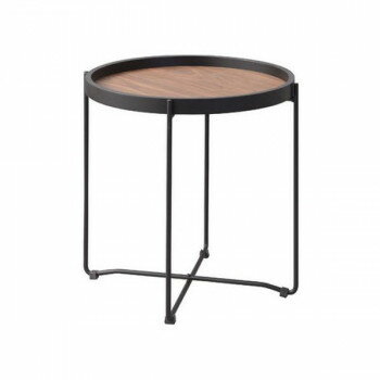 東谷 ラウンド トレーテーブル S ブラウン CIR-501BR【送料無料】