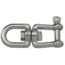 ハイロジック 11328 ステンレス スイベル 片ネジ 8mm 1個入【送料無料】 メール便対応商品(4)