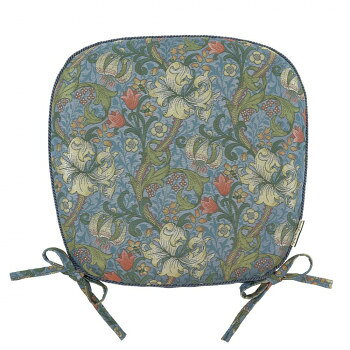 ゴールデンリリーマイナー ダイニングシートクッション 45×43Vcm LN1742 B ブルー【送料無料】