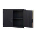 豊國工業 H730タイプ上置き両開き A4-32H-MB マットブラック【送料無料】