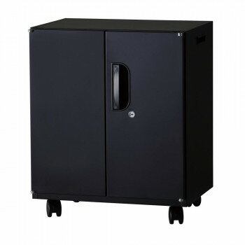 豊國工業 インサイドワゴン両開き NK-S5036NMB マットブラック【送料無料】