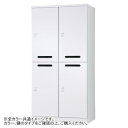 豊國工業 メール開口タイプ可動棚式4人用2列2段 W900(内筒交換錠) RLK-TAKN4290-WLB【送料無料】(3)