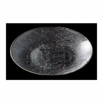 φ27cm静波プレート　透明/縁金　80116050【送料無料】