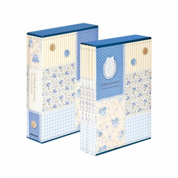 ナカバヤシ　5冊組ポケットアルバム270枚　パッチワーク/ブルー　5PL-270-31-B【送料無料】