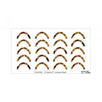 Sha-Nail Pro PLUS 写ネイル ネイルシール French Tortoise Shell FR-RTS01【送料無料】 メール便対応商品