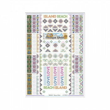 Sha-Nail Pro 写ネイル ネイルシール Mosque Ethnic MOE-001【送料無料】 メール便対応商品