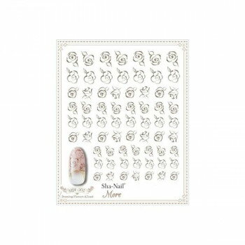 Sha-Nail More 写ネイル ネイルシール Drawing Flowers (Clear) MDF-002【送料無料】 メール便対応商品