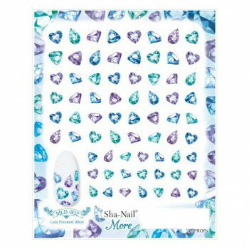 Sha-Nail More 写ネイル ネイルシール Lady Diamond (Blue)/レディ ダイアモンド(ブルー) MLD-002【送料無料】 メール便対応商品 Sha-Nail More 写ネイル ネイルシール Lady Diamond (Blue)/レディ ダイアモンド(ブルー) MLD-002【送料無料】 メール便対応商品