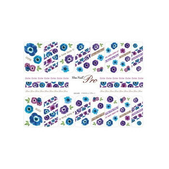 Sha-Nail Pro 写ネイル ネイルシール アネモネA(ブルー) AMA-001【送料無料】 メール便対応商品 Sha-Nail Pro 写ネイル ネイルシール アネモネA(ブルー) AMA-001【送料無料】 メール便対応商品