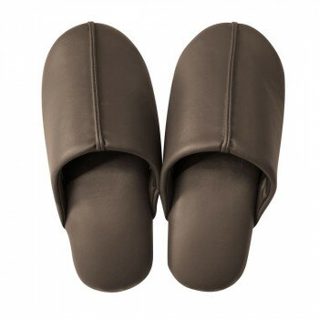 ズボラ 拭ける トイレスリッパ ブラウン　ヨコズナクリエーション【送料無料】