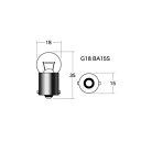 M&Hマツシマ 白熱電球(1個入) 6v10w G18 BA15S オレンジ 1P5008 OR【送料無料】 メール便対応商品