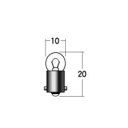 M&Hマツシマ 白熱電球(2個入) 12v3.4w G10 BA9S グリーン A7113 GR【送料無料】 メール便対応商品