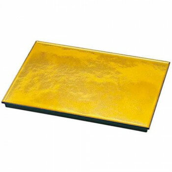 福井クラフト　33cm長角フラットプレート金雲 51311160【送料無料】