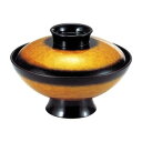 (食洗機対応)4寸小槌吸物椀 アクアイエロー(内黒) 12025280【送料無料】