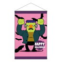 タペストリー HAPPY HALLOWEEN キャラ桃 40134【送料無料】