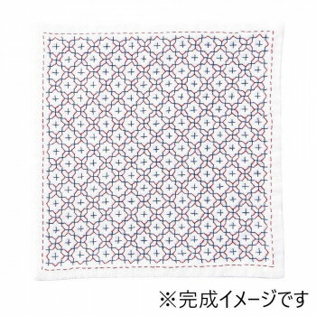 オリムパス 刺し子のハンカチ キット 十字花刺し HK-4【送料無料】