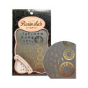 レジンクラブ レジンシール ローマ数字 ゴールド RC-RMN-102【送料無料】 メール便対応商品