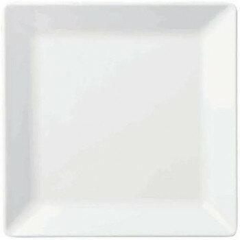 福井クラフト　25cm角皿　ホワイト 26020260【送料無料】