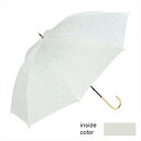 ニフティカラーズ 遮光シャイニングスター 晴雨兼用日傘 長傘 オフホワイト 2357OF【送料無料】