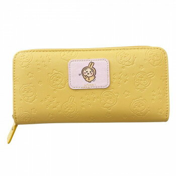 ちいかわ ラウンド長財布 イエロー(うさぎ) CHI9-11【送料無料】 メール便対応商品