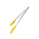 田辺金具 N抗菌耐熱カラートングスリム(大) イエロー 300mm【送料無料】