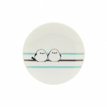 三郷陶器 シマエナガ 豆皿(しましま) 6832-21【送料無料】 メール便対応商品