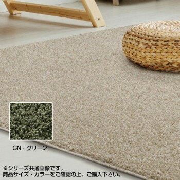 アスワン　PTT繊維カーペット　バルゴ　190×190cm　GN・グリーン　CA617235【送料無料】