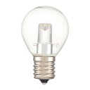 OHM LEDサイン球装飾用 S35/E17/1.2W/55lm/クリア電球色 LDS1L-H-E17 13C【送料無料】(3)
