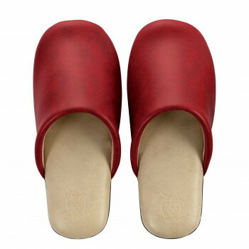 センコー クリアセゾン バイカラー 機能素材 スリッパ 約22.5cm レッド 97456【送料無料】