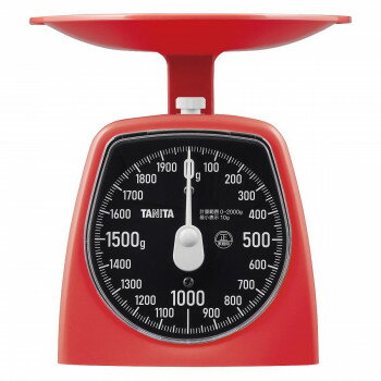TANITA タニタ アナログクッキングスケール チェリーレッド KA442RD【送料無料】