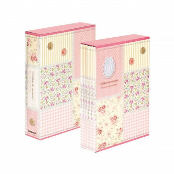 ナカバヤシ　5冊組ポケットアルバム270枚　パッチワーク/ピンク　5PL-270-31-P【送料無料】