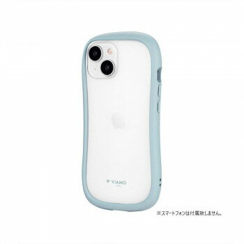 iPhone 15 耐傷ハイブリッドケース 「ViAMO freely」 ライトブルー LN-IM23VMFLBL【送料無料】 メール便対応商品