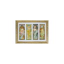 ART FRAMES アルフォンス ミュシャ 時の流れ AM-18001【送料無料】