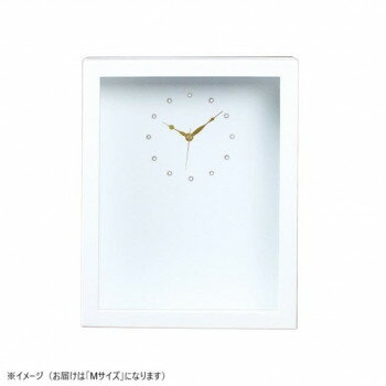 フラワーアレンジ 木製スタイルクロック 長方形 M FC-644【送料無料】