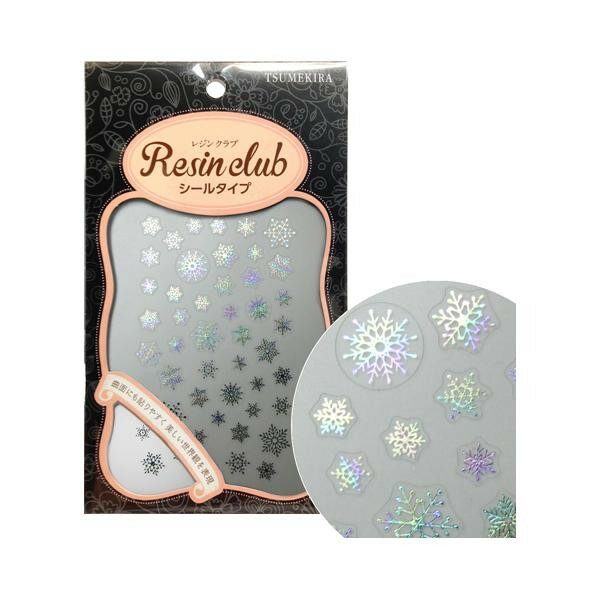 レジンクラブ　レジンシール　雪の結晶2　メタリックレインボー　RC-YUK-201【送料無料】 メール便対応商品