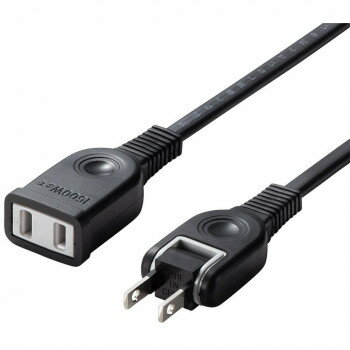 電源延長コード 1m TAP-EX2101BK【送料無料】