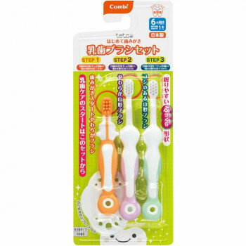 Combi(コンビ) テテオ はじめて歯みがき 乳歯ブラシセット 6ヵ月頃〜【送料無料】 メール便対応商品