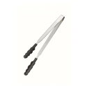 田辺金具 N抗菌耐熱カラートングスリム(大)ブラック 300mm【送料無料】