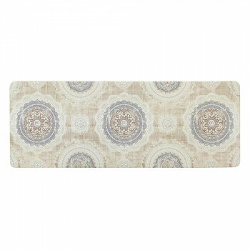 レース PVC 拭ける キッチンマット 120　ヨコズナクリエーション【送料無料】