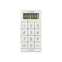 ドリテック dretec デジタルタイマー「スリムキューブ」 ホワイト T-617WT【送料無料】 メール便対応商品