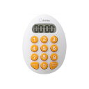 ドリテック dretec たまご型10キータイマー ホワイト T-608WT【送料無料】