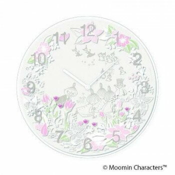 MOOMIN(ムーミン) Wall clock Little My Chasing MTP030010【送料無料】 MOOMIN(ムーミン) Wall clock Little My Chasing MTP030010【送料無料】